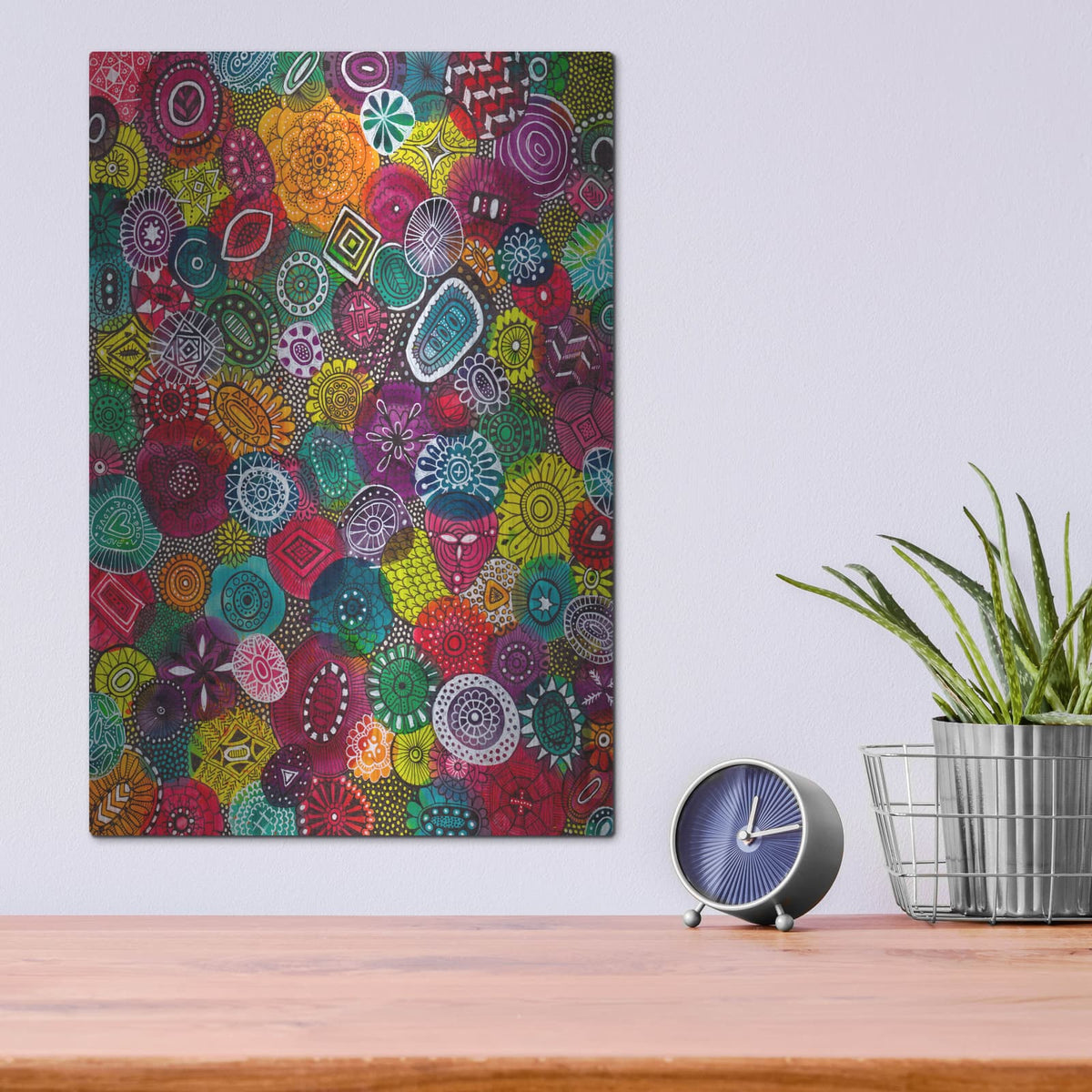 'Autumn Jewels' by Hello Angel – Metal Wall Art, 12x16 room view