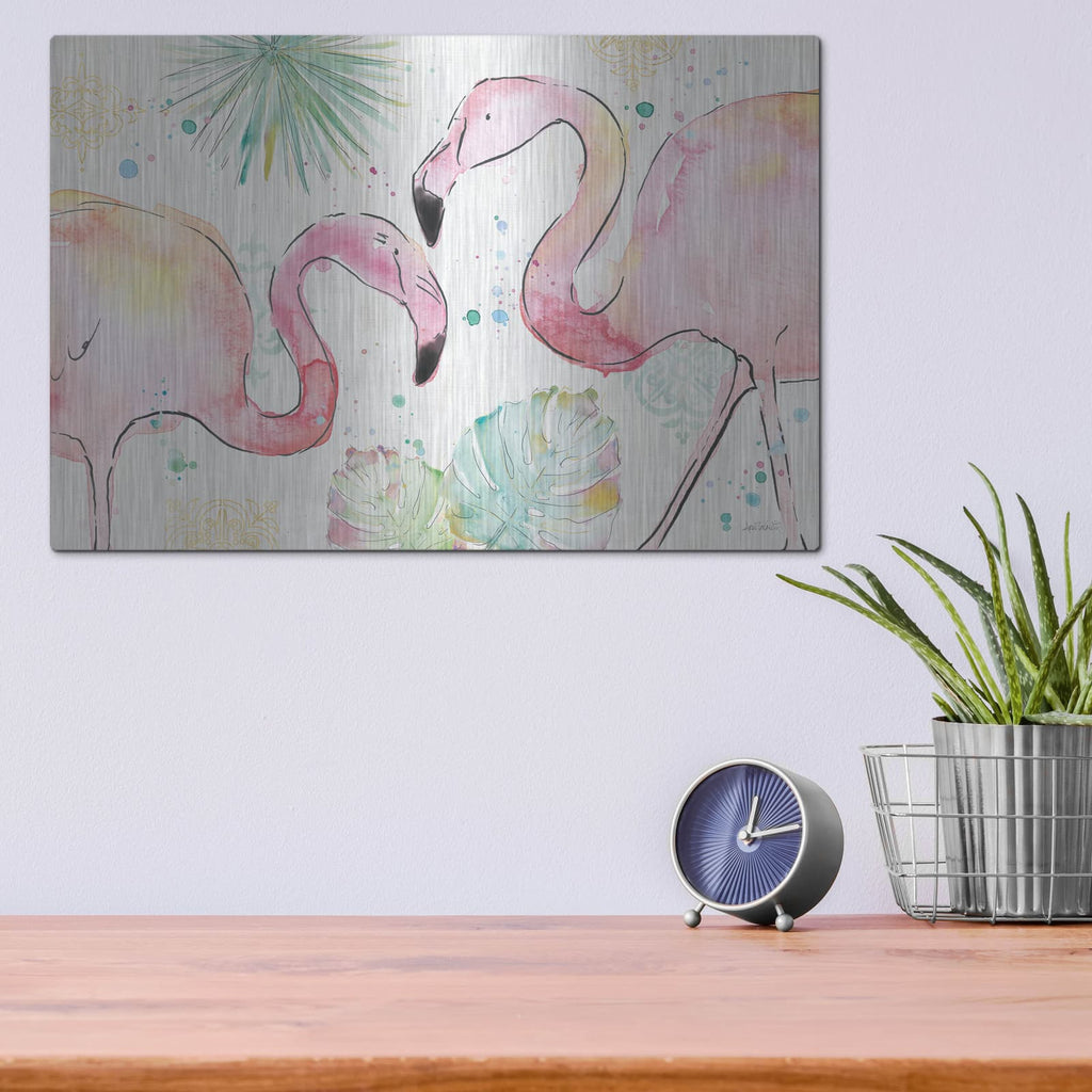 'Palm Passion I' by Anne Tavoletti – Metal Wall Art, 16x12 room view