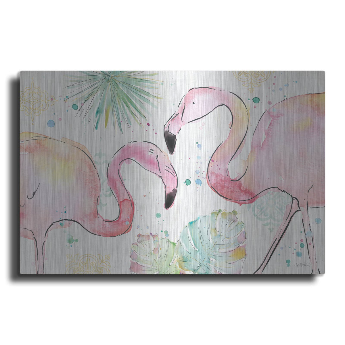 'Palm Passion I' by Anne Tavoletti – Metal Wall Art