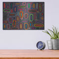 'Microscopic' by Hello Angel – Metal Wall Art, 16x12 room view