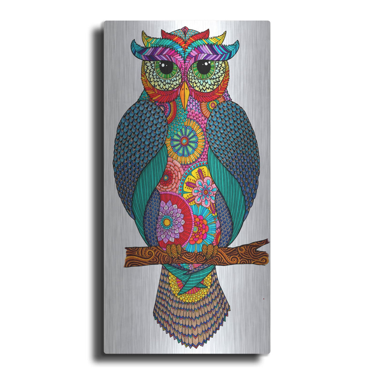 'Owlmazing' by Hello Angel – Metal Wall Art