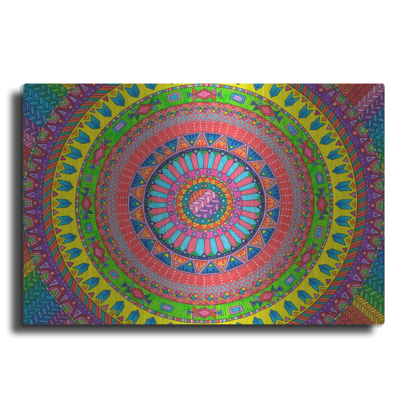 'Aztec Rainbow' by Hello Angel – Metal Wall Art