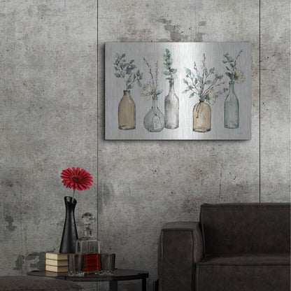 Luxe Metal Art 'Modern Farmhouse I with Love' by Anne Tavoletti, Metal Wall Art,36x24