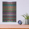 'Oaxaca Mat' by Hello Angel – Metal Wall Art, 12x16 room view