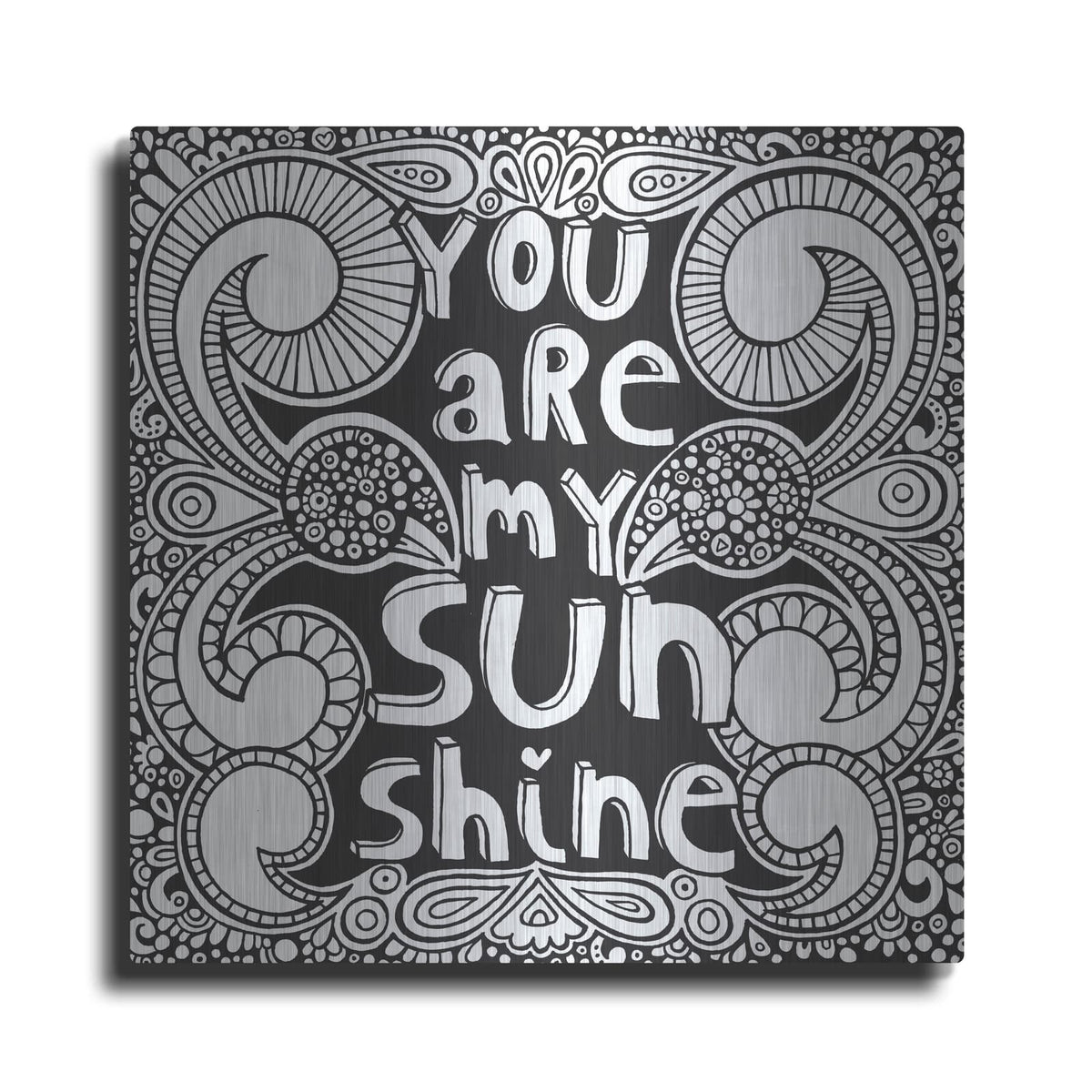 'Sunshine' by Hello Angel – Metal Wall Art