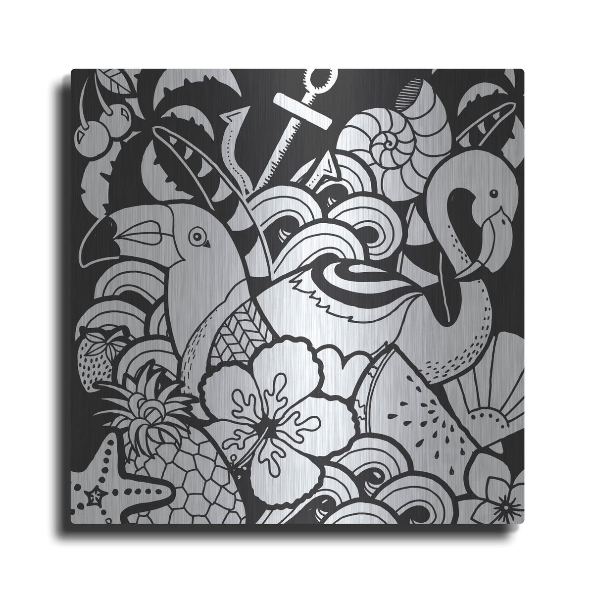 'Island Fun' by Hello Angel – Metal Wall Art