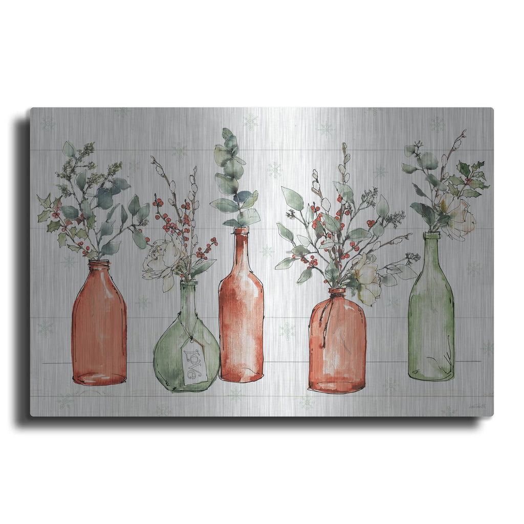 'Modern Farmhouse I Christmas' by Anne Tavoletti – Metal Wall Art