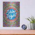 'Inspirational Quotes 10' by Hello Angel – Metal Wall Art, 12x16 room view