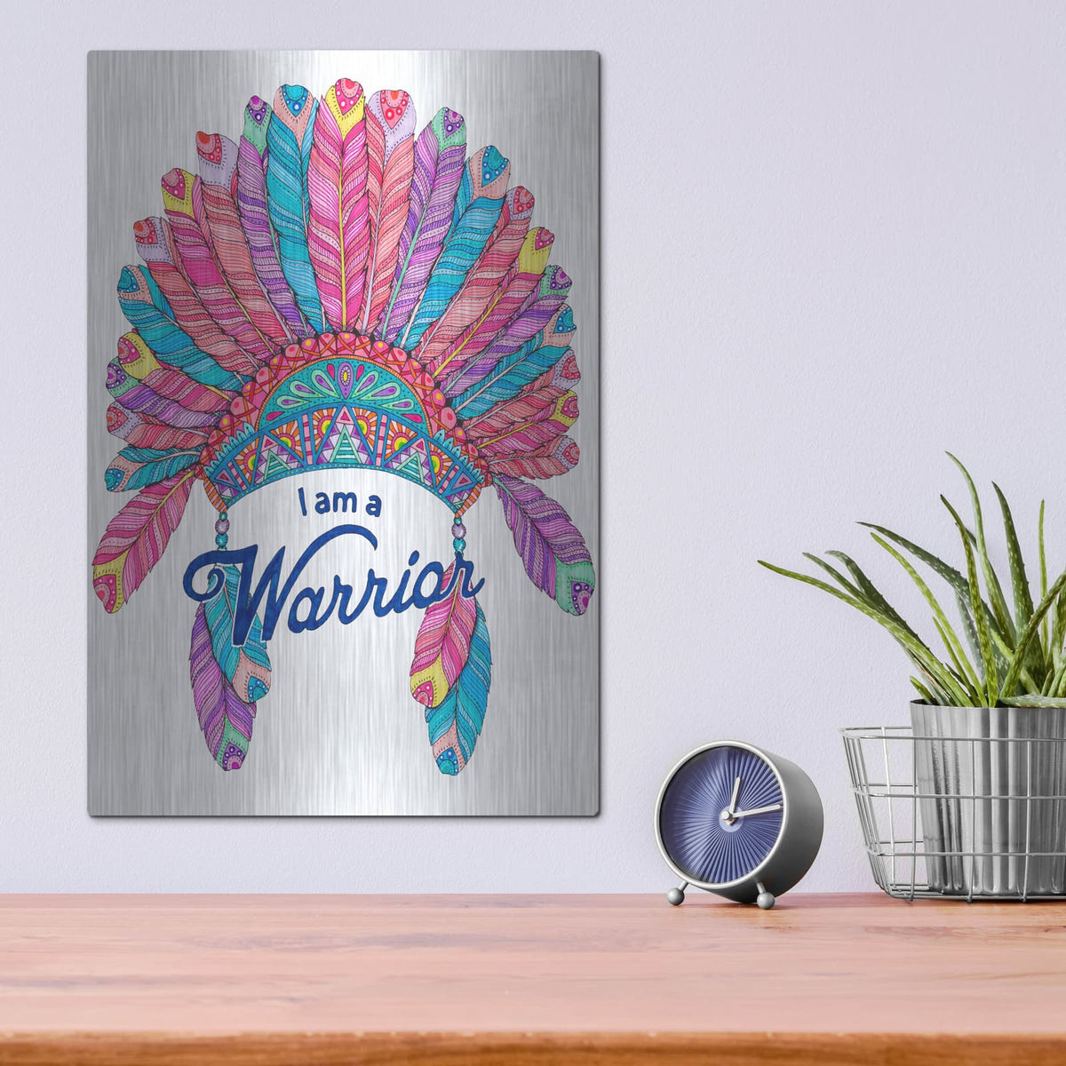 'Inspirational Quotes 11' by Hello Angel – Metal Wall Art, 12x16 room view