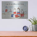 'Coastal Buoys II' by Anne Tavoletti – Metal Wall Art, 16x12 room view