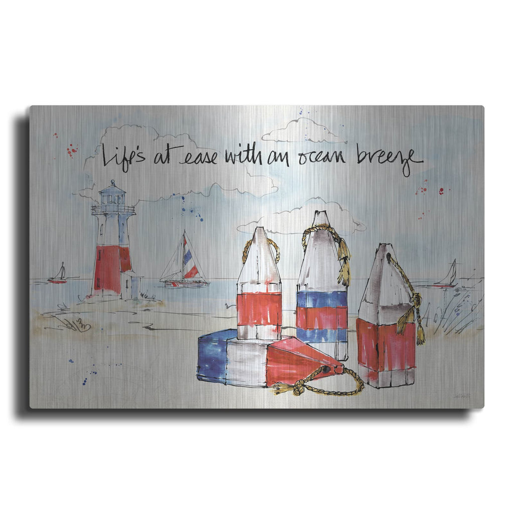 'Coastal Buoys II' by Anne Tavoletti – Metal Wall Art
