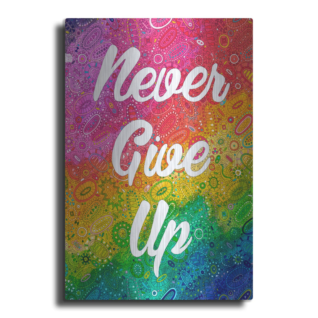 'Inspirational Quotes 17' by Hello Angel – Metal Wall Art