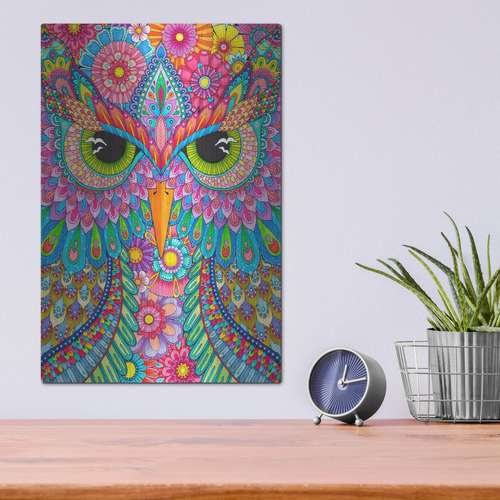 'Night Owls 3' by Hello Angel – Metal Wall Art, 12x16 room view