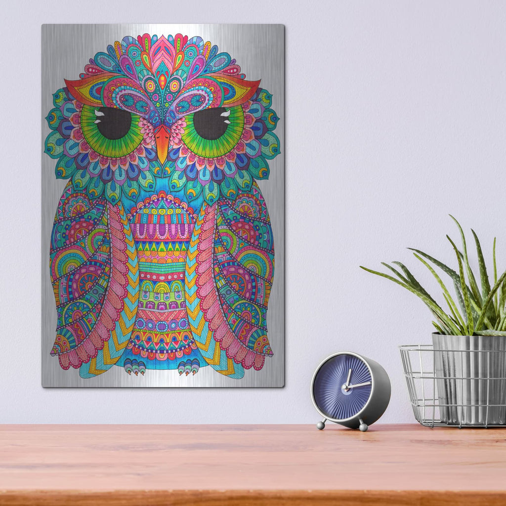 'Night Owls 31' by Hello Angel – Metal Wall Art, 12x16 room view