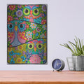 'Night Owls 29' by Hello Angel – Metal Wall Art, 12x16 room view