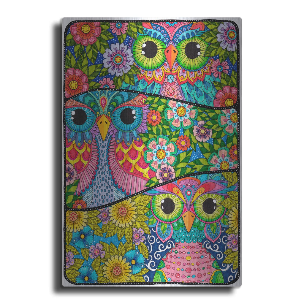 'Night Owls 29' by Hello Angel – Metal Wall Art