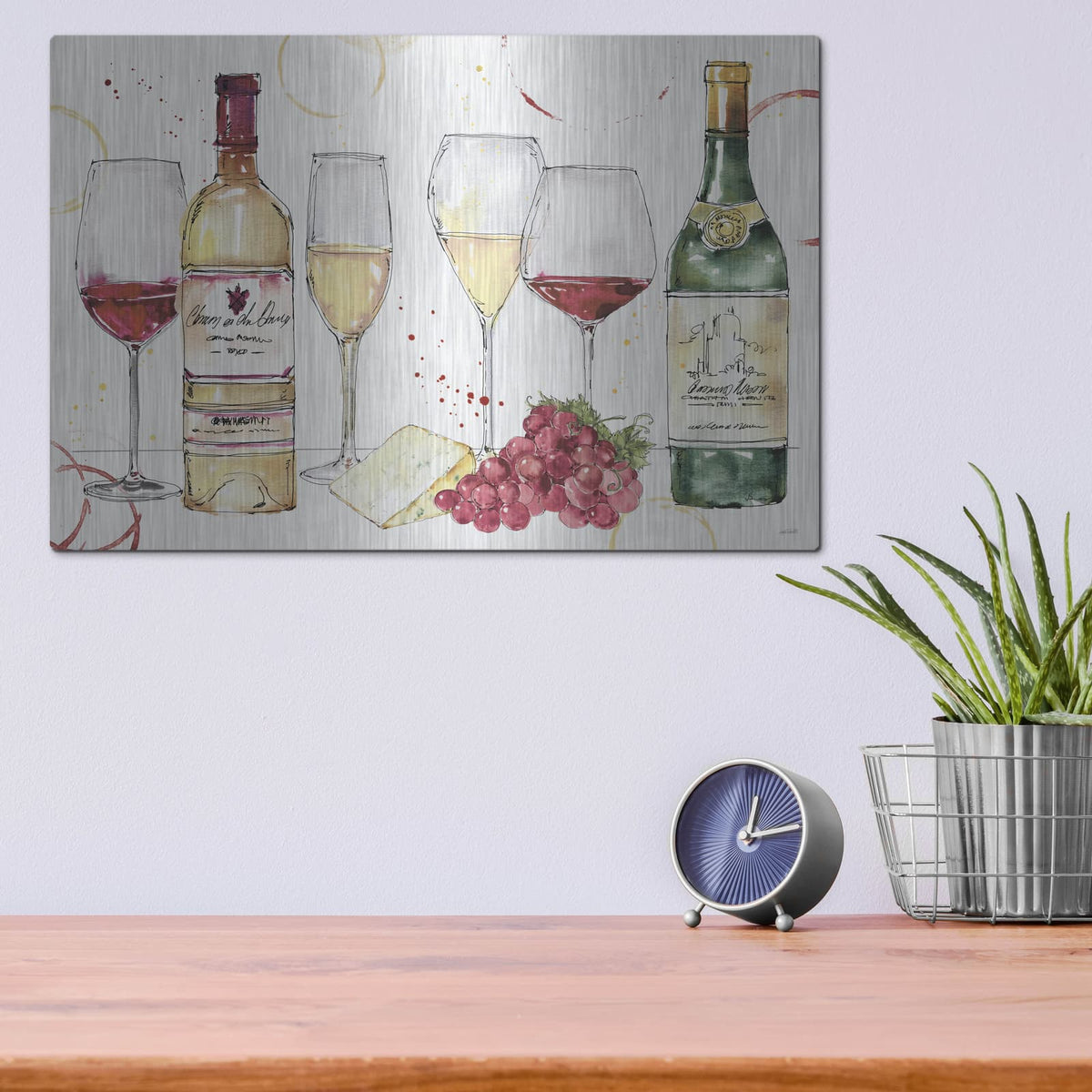 'Oaked and Aged I' by Anne Tavoletti – Metal Wall Art, 16x12 room view