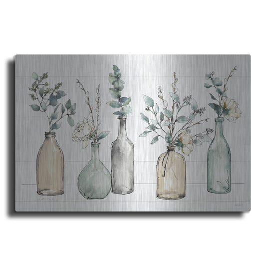 Luxe Metal Art 'Modern Farmhouse I' by Anne Tavoletti, Metal Wall Art