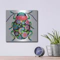 'Tropical Paradise 19' by Hello Angel – Metal Wall Art, 12x12 room view