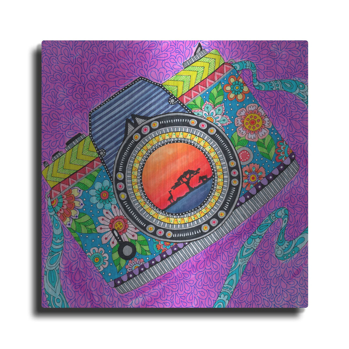 'Jungle Safari 7' by Hello Angel – Metal Wall Art