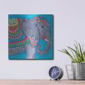 'Jungle Safari 9' by Hello Angel – Metal Wall Art, 12x12 room view