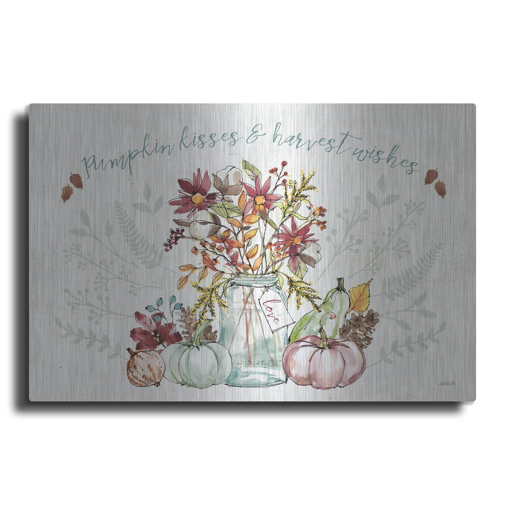 'Festive Foliage I' by Anne Tavoletti – Metal Wall Art