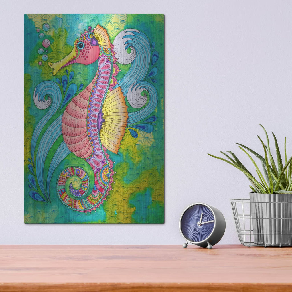 'Tropical Paradise 26' by Hello Angel – Metal Wall Art, 12x16 room view