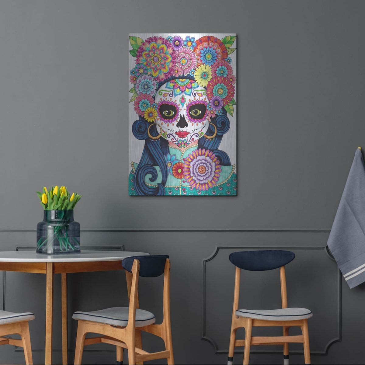 'Beautiful Belles 1' by Hello Angel – Metal Wall Art, 24x36 room view