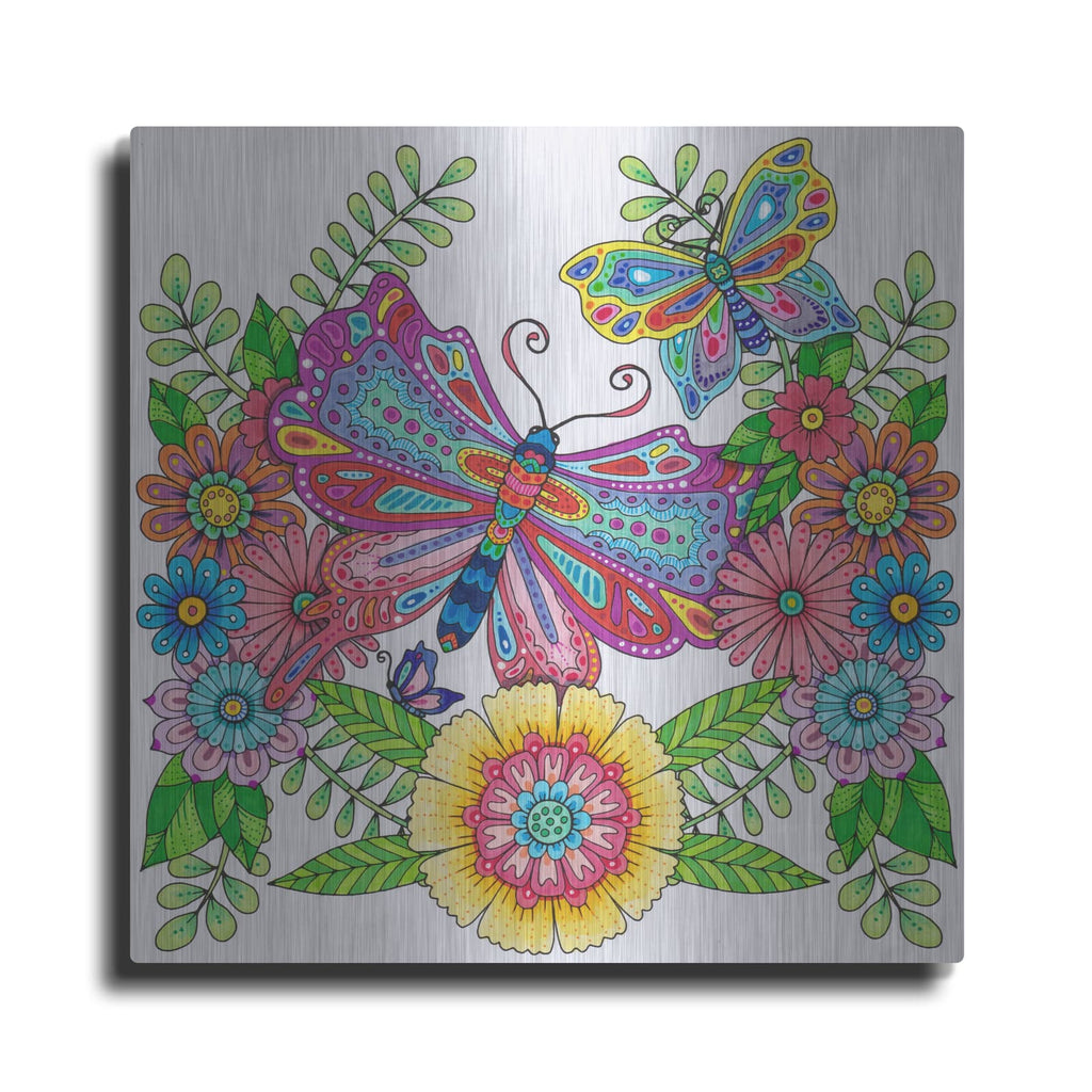 'Winged Things 10' by Hello Angel – Metal Wall Art