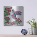 'Winged Things 12' by Hello Angel – Metal Wall Art, 12x12 room view