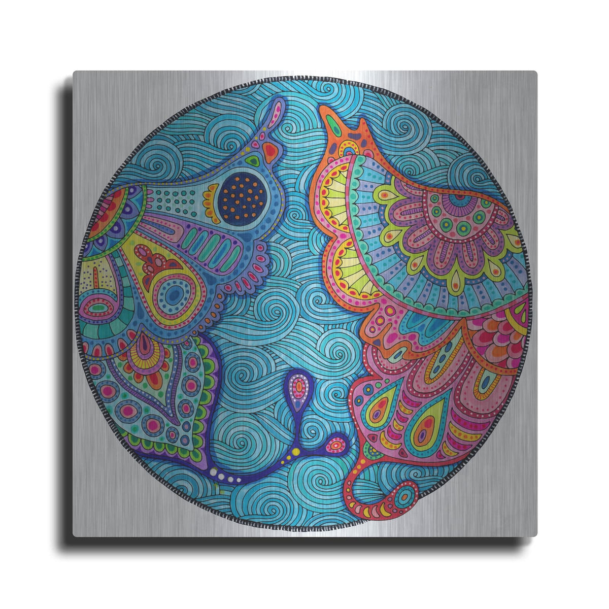 'Winged Things 26' by Hello Angel – Metal Wall Art
