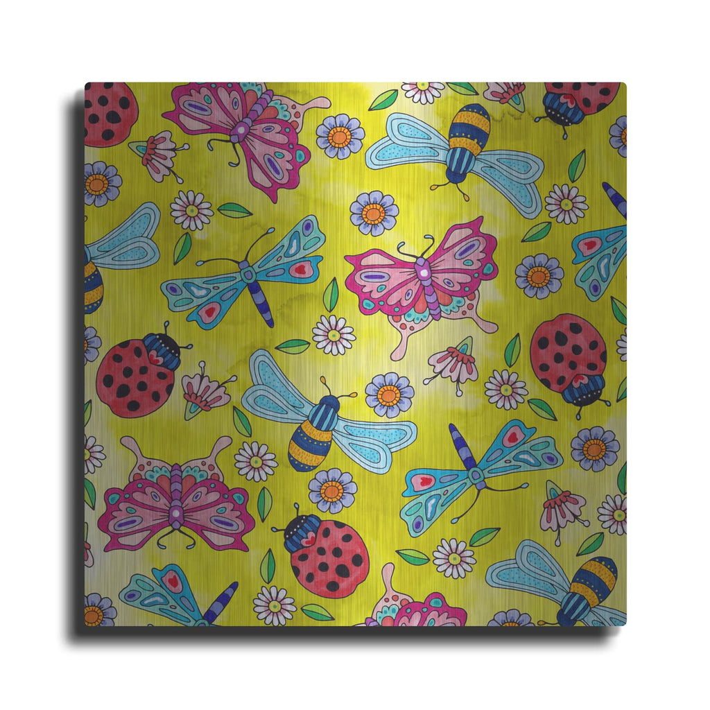 'Winged Things 30' by Hello Angel – Metal Wall Art