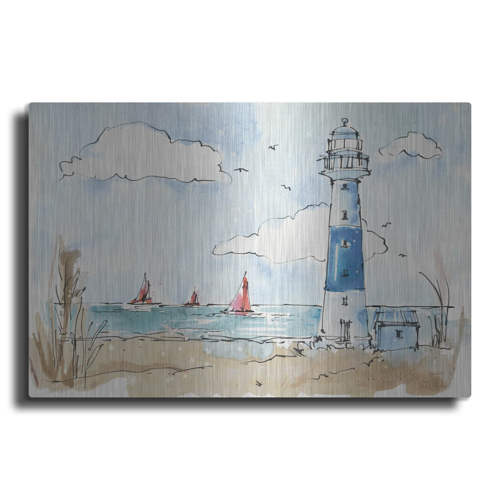 'Coastal Life II' by Anne Tavoletti – Metal Wall Art
