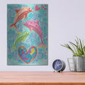 'Tropical Paradise 17' by Hello Angel – Metal Wall Art, 12x16 room view