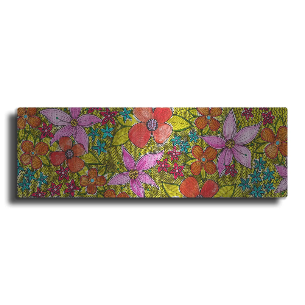 'Island Florals' by Hello Angel – Metal Wall Art