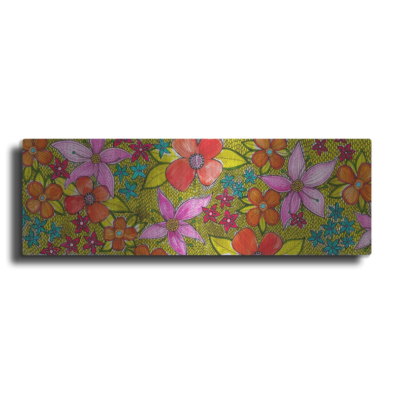 'Island Florals' by Hello Angel – Metal Wall Art