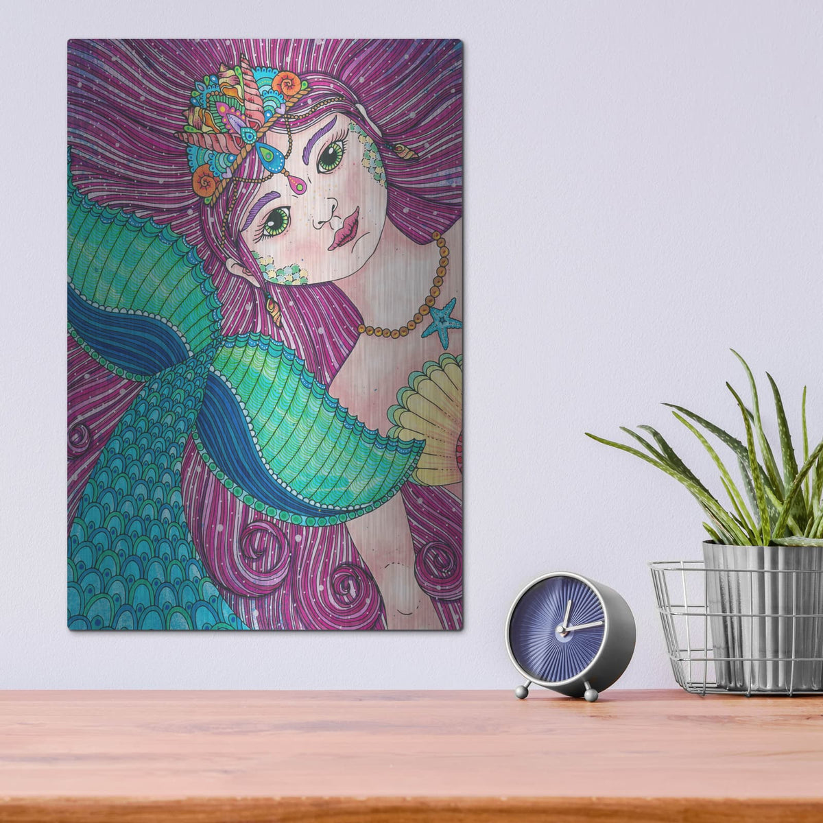 'I Believe 22' by Hello Angel – Metal Wall Art, 12x16 room view