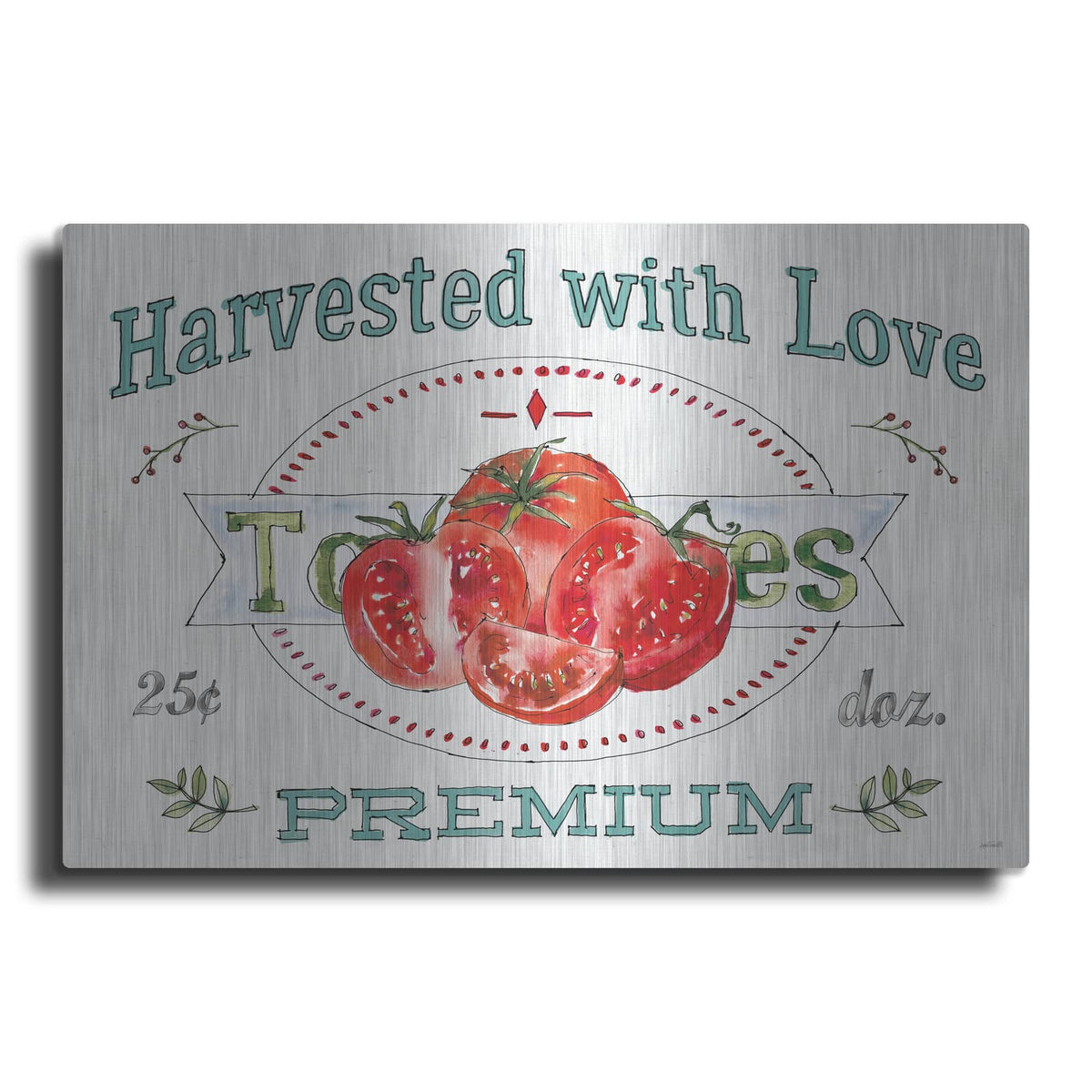 'Veggie Market I' by Anne Tavoletti – Metal Wall Art