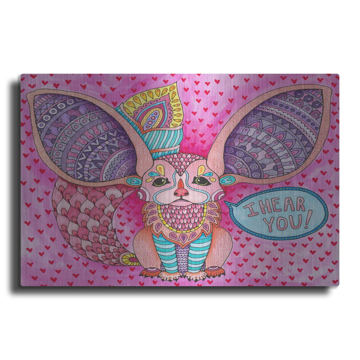 'Irresistible Animals 16' by Hello Angel – Metal Wall Art