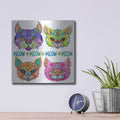'Irresistible Animals 19' by Hello Angel – Metal Wall Art, 12x12 room view