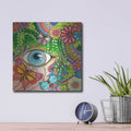 'Nature Loves 17' by Hello Angel – Metal Wall Art, 12x12 room view