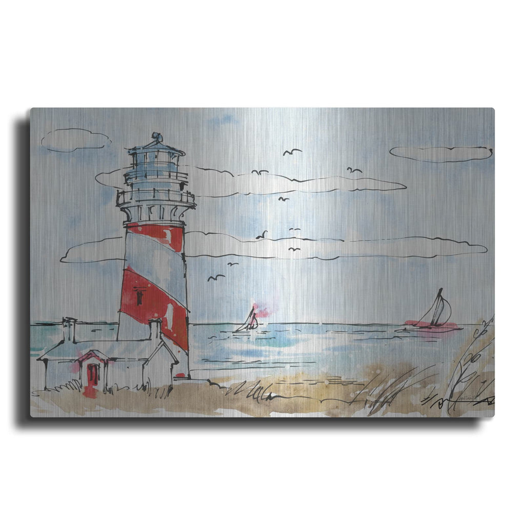 'Coastal Life I' by Anne Tavoletti – Metal Wall Art