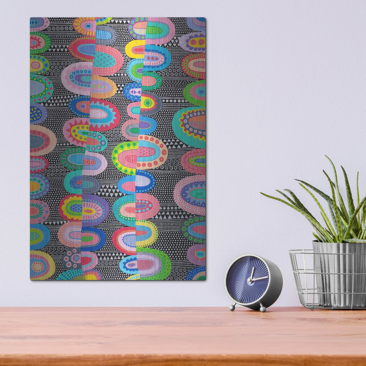 'Hump And Grinds' by Hello Angel – Metal Wall Art, 12x16 room view