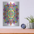 'Mandala Surprise' by Hello Angel – Metal Wall Art, 12x16 room view