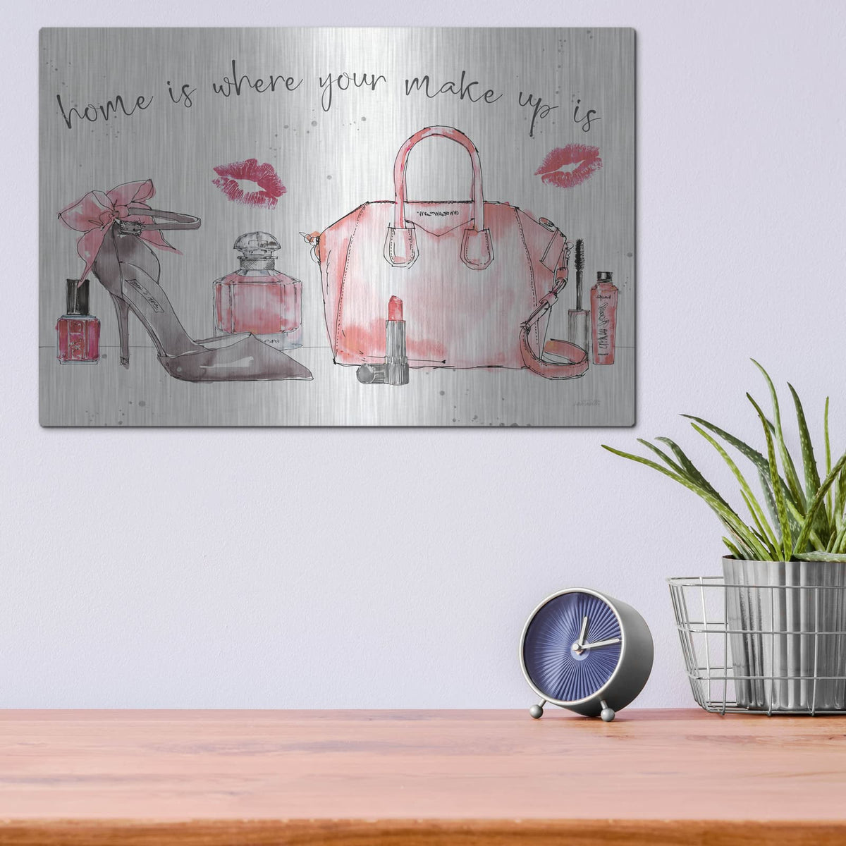 'Chic Accents I' by Anne Tavoletti – Metal Wall Art, 16x12 room view