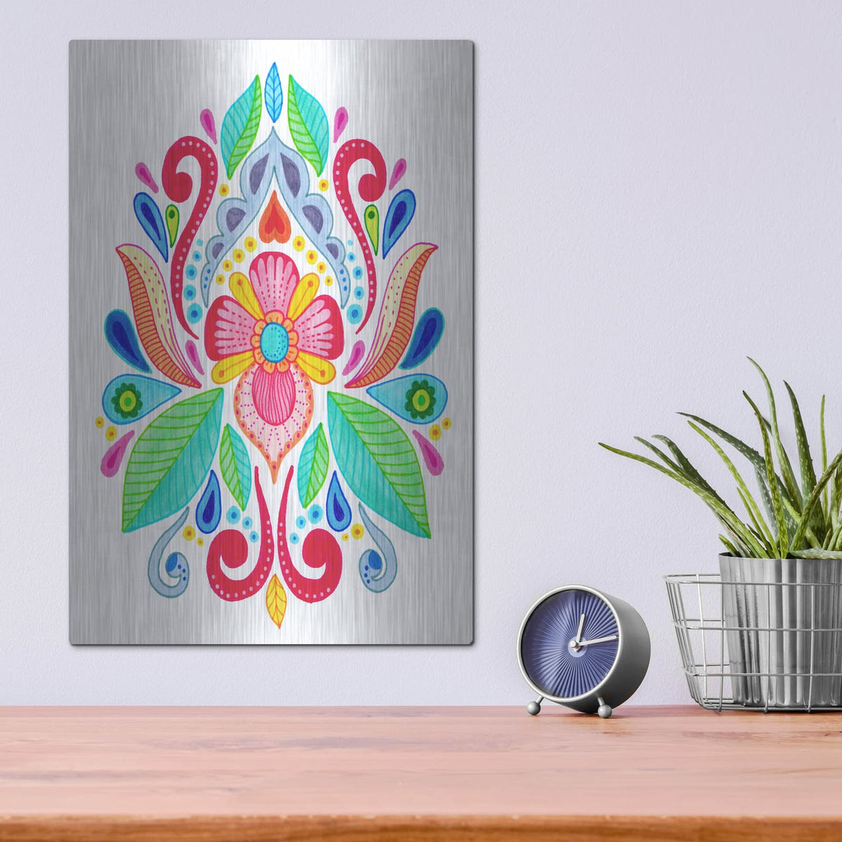 'Marker Kurbit' by Hello Angel – Metal Wall Art, 12x16 room view