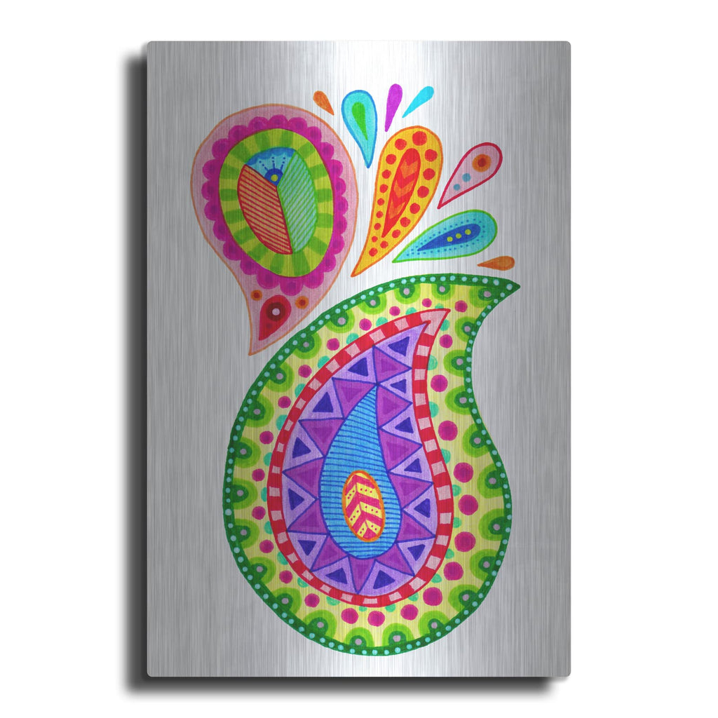 'Marker Paisley' by Hello Angel – Metal Wall Art