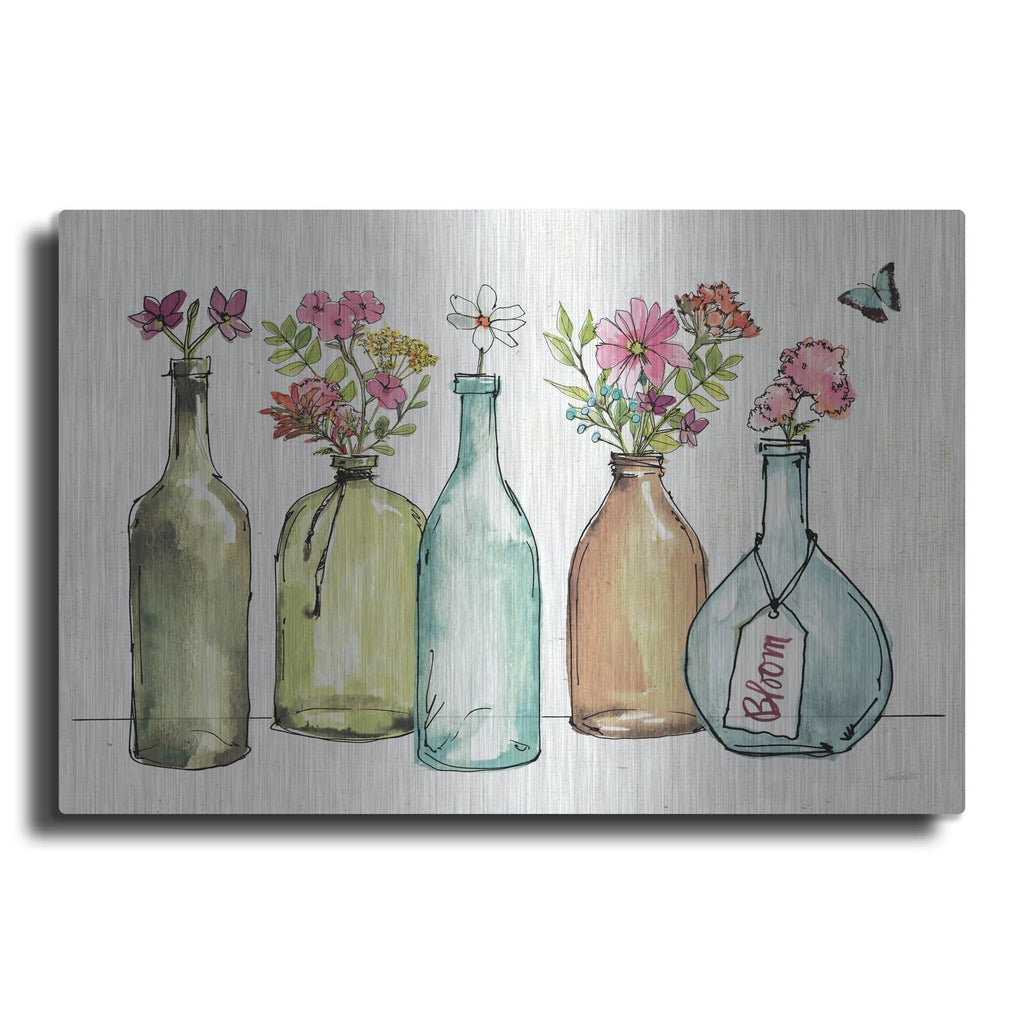 'Simply Petals IV' by Anne Tavoletti – Metal Wall Art