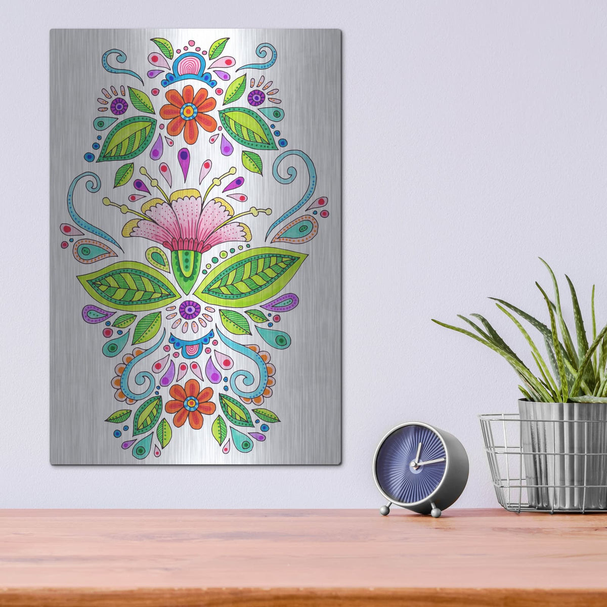 'Kurbit' by Hello Angel – Metal Wall Art, 12x16 room view