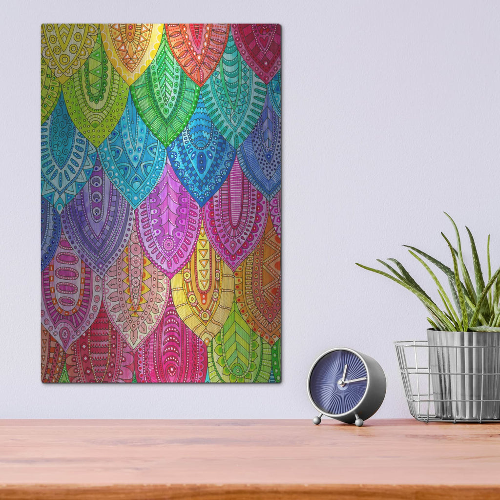'Scales' by Hello Angel – Metal Wall Art, 12x16 room view